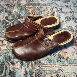G.H. Bass "Leona" Leather Clogs